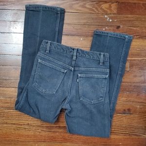 28x30 women's vtg 80s 90s Levi's 515 Black Grey Mom Jeans high waisted 2f813p